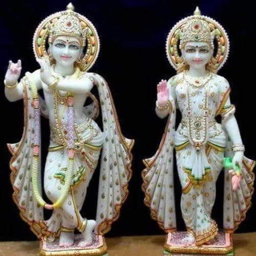 Radha Krishan Statue marble murti sample