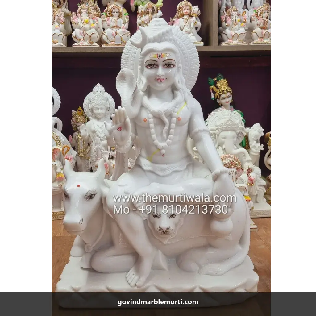 Lord Shiva Marble Statue