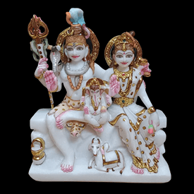 Radha Krishna marble statue