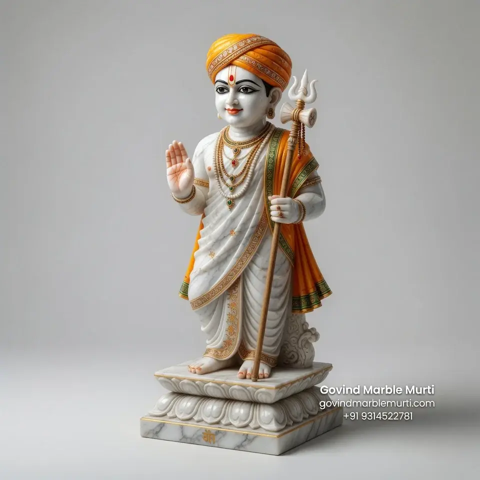 Jalaram Bapa Marble Statue