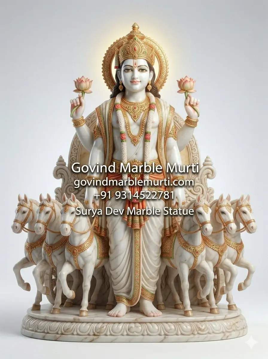 Major Deities & Avatars marble murti sample